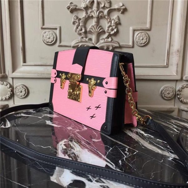 Louis Vuitton Trunk Clutch Epi Pink