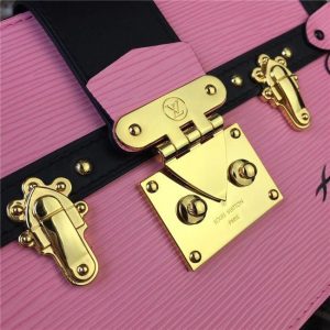 Louis Vuitton Trunk Clutch Epi Pink