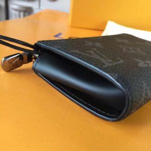 Louis Vuitton Car Key Case Monogram Eclipse Canvas