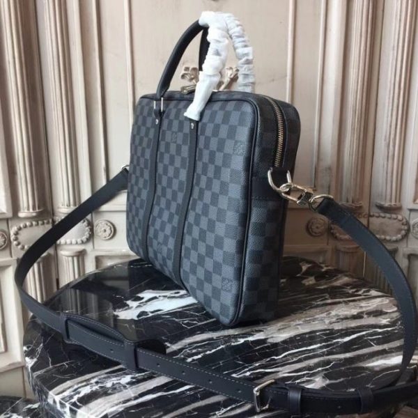 Louis Vuitton Porte-Documents Damier Graphite Canvas Voyager PM