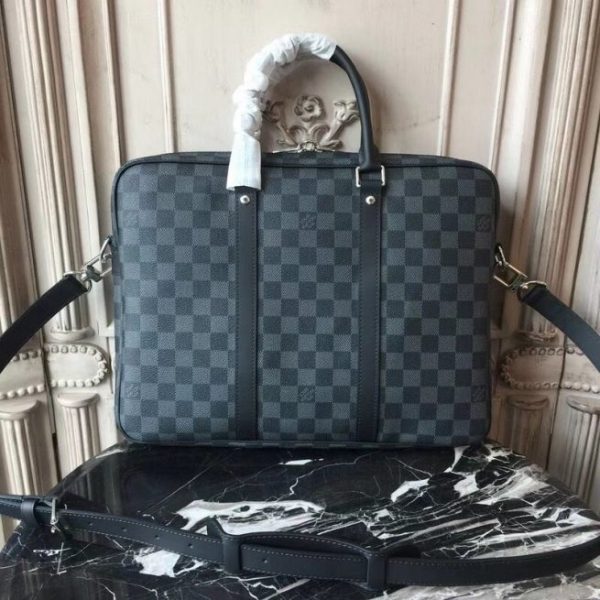 Louis Vuitton Porte-Documents Damier Graphite Canvas Voyager PM