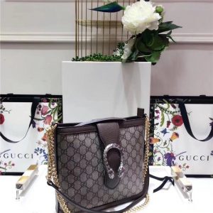 Gucci Dionysus Medium GG Bucket Bag GG Supreme