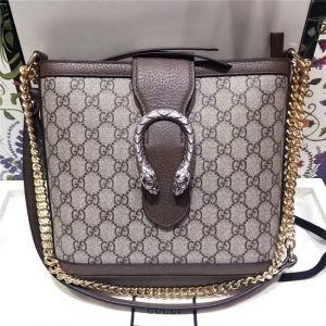 Gucci Dionysus Medium GG Bucket Bag GG Supreme