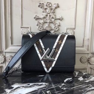 Louis Vuitton Twist MM Epi Leather Black