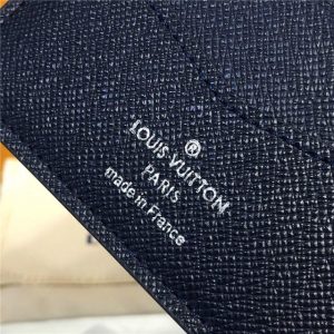 Louis Vuitton Slender ID Wallet Taiga Leather Bleu Marine