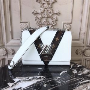 Louis Vuitton Twist MM Epi Leather Blanc
