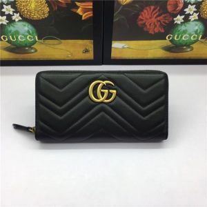 Gucci GG Marmont Zip Around Replica Wallet (Varied Colors)