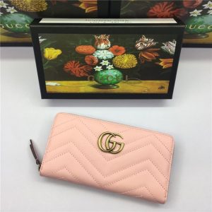 Gucci GG Marmont Zip Around Replica Wallet (Varied Colors)