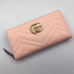 Gucci GG Marmont Zip Around Replica Wallet (Varied Colors)