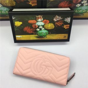 Gucci GG Marmont Zip Around Replica Wallet (Varied Colors)