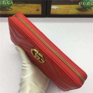 Gucci GG Marmont Zip Around Replica Wallet (Varied Colors)