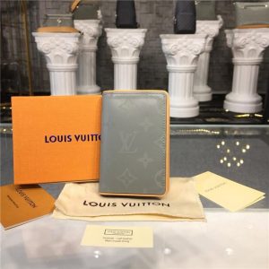 Louis Vuitton Pocket Organizer Monogram Titanium