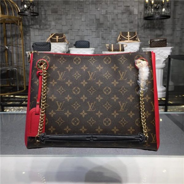 Louis Vuitton Surene MM Monogram Canvas Cerise