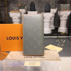 Louis Vuitton Brazza Wallet Monogram Titanium