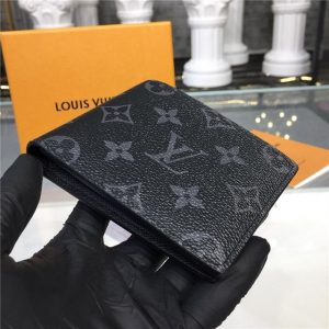 Louis Vuitton Slender ID Wallet Monogram Eclipse Canvas