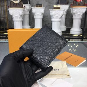 Louis Vuitton Slender ID Wallet Taiga Leather Ardoise