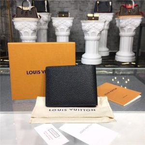 Louis Vuitton Slender ID Wallet Taiga Leather Ardoise