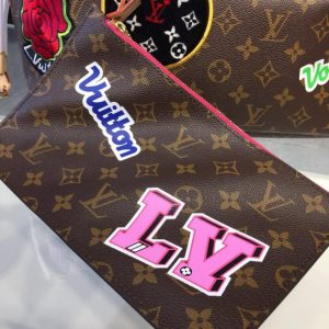 Louis Vuitton Monogram Patches Neverfull MM