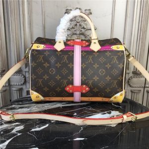 Louis Vuitton Speedy 30 Patches Monogram Canvas