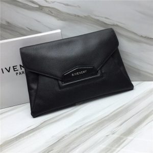 Givenchy Antigona Envelope Clutch Textured Leather (Varied Colors)