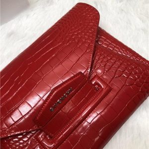 Givenchy Antigona Envelope Clutch Crocodile Embossed (Varied Colors)