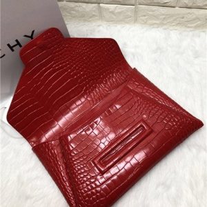 Givenchy Antigona Envelope Clutch Crocodile Embossed (Varied Colors)