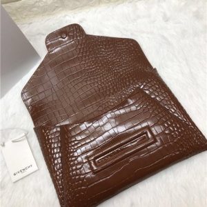 Givenchy Antigona Envelope Clutch Crocodile Embossed (Varied Colors)