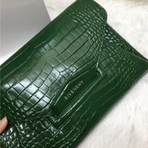 Givenchy Antigona Envelope Clutch Crocodile Embossed (Varied Colors)