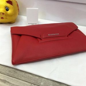 Givenchy Antigona Envelope Clutch Textured Leather (Varied Colors)