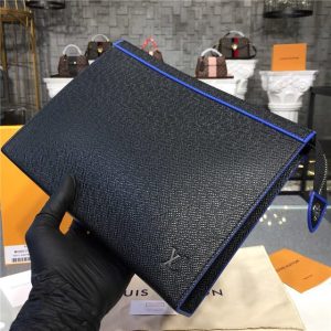 Louis Vuitton Pochette Voyage MM Taiga Leather