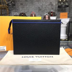 Louis Vuitton Pochette Voyage MM Taiga Leather