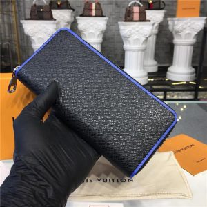 Louis Vuitton Zippy Wallet Vertical Taiga Leather