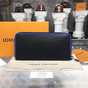 Louis Vuitton Zippy Wallet Vertical Taiga Leather