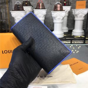 Louis Vuitton Brazza Wallet Taiga Leather