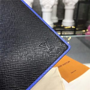 Louis Vuitton Brazza Wallet Taiga Leather