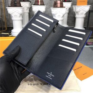 Louis Vuitton Brazza Wallet Taiga Leather