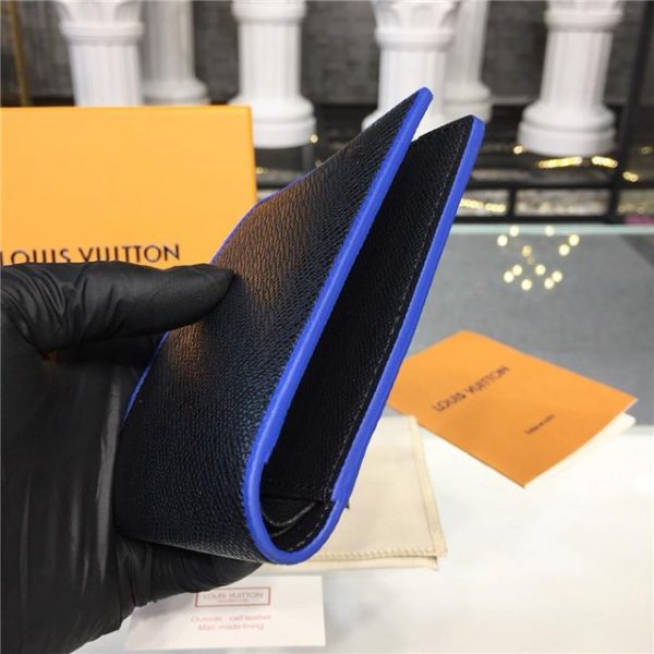 Louis Vuitton Multiple Wallet Taiga Leather