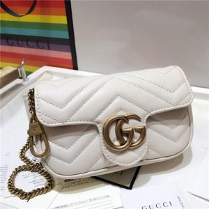 Gucci GG Marmont Matelasse Leather Super Replica Mini Bag (Varied Colors)