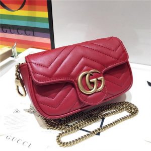 Gucci GG Marmont Matelasse Leather Super Replica Mini Bag (Varied Colors)