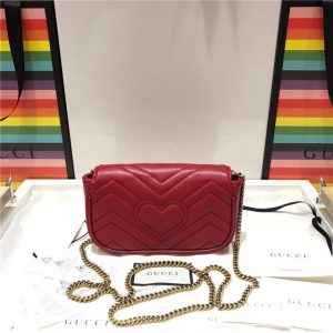 Gucci GG Marmont Matelasse Leather Super Replica Mini Bag (Varied Colors)