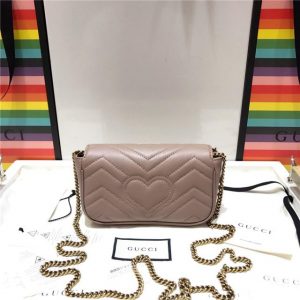 Gucci GG Marmont Matelasse Leather Super Replica Mini Bag (Varied Colors)