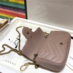 Gucci GG Marmont Matelasse Leather Super Replica Mini Bag (Varied Colors)