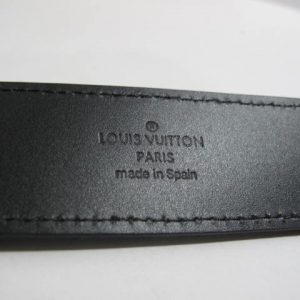 Louis Vuitton Initials Damier Graphite Belt