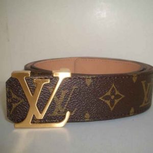 Louis Vuitton LV Initials Belt w/ Gold
