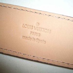 Louis Vuitton LV Initials Belt w/ Gold