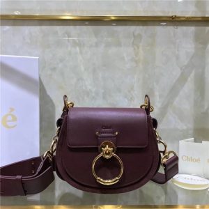 Chloe Small Tess Bag Shiny & Suede Calfskin (Varied Colors)