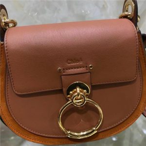 Chloe Small Tess Bag Shiny & Suede Calfskin (Varied Colors)