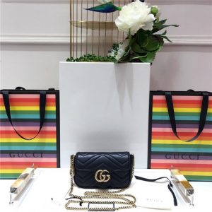 Gucci GG Marmont Matelasse Leather Super Replica Mini Bag (Varied Colors)