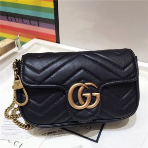 Gucci GG Marmont Matelasse Leather Super Replica Mini Bag (Varied Colors)