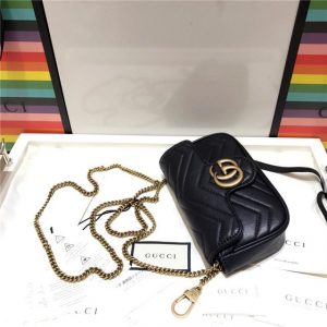 Gucci GG Marmont Matelasse Leather Super Replica Mini Bag (Varied Colors)